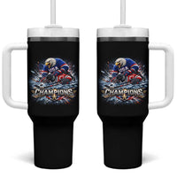 USA Ice Hockey Tumbler With Handle Eagle Dominates Canada 2026 Hockey Champions Graphic