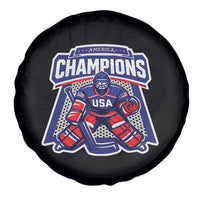 USA Ice Hockey Spare Tire Cover America Champions Patriotic Ice Hockey Team Fan