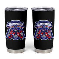 USA Ice Hockey Tumbler Cup America Champions Patriotic Ice Hockey Team Fan