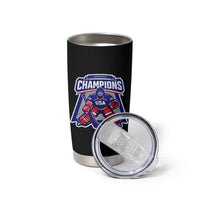 USA Ice Hockey Tumbler Cup America Champions Patriotic Ice Hockey Team Fan