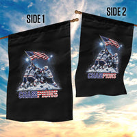 USA Ice Hockey Garden Flag Hockey Champions 2026 USA Players Raising Flag On Ice