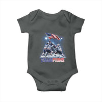 USA Ice Hockey Baby Onesie Hockey Champions 2026 USA Players Raising Flag On Ice