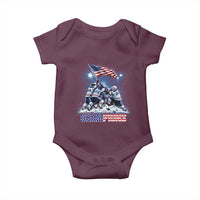 USA Ice Hockey Baby Onesie Hockey Champions 2026 USA Players Raising Flag On Ice