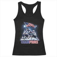 USA Ice Hockey Racerback Tank Top Hockey Champions 2026 USA Players Raising Flag On Ice
