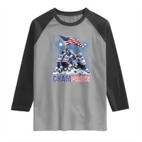USA Ice Hockey Raglan Shirt Hockey Champions 2026 USA Players Raising Flag On Ice