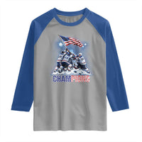 USA Ice Hockey Raglan Shirt Hockey Champions 2026 USA Players Raising Flag On Ice