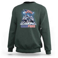 USA Ice Hockey Sweatshirt Hockey Champions 2026 USA Players Raising Flag On Ice