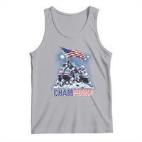 USA Ice Hockey Tank Top Hockey Champions 2026 USA Players Raising Flag On Ice