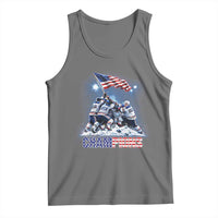 USA Ice Hockey Tank Top Hockey Champions 2026 USA Players Raising Flag On Ice