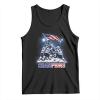 USA Ice Hockey Tank Top Hockey Champions 2026 USA Players Raising Flag On Ice