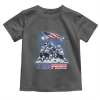 USA Ice Hockey Toddler T Shirt Hockey Champions 2026 USA Players Raising Flag On Ice