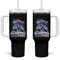 USA Ice Hockey Tumbler With Handle Hockey Champions 2026 USA Players Raising Flag On Ice