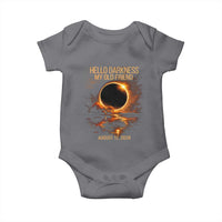 Solar Eclipse 2026 Baby Onesie Hello Darkness 12 August 2026 Totality Gift