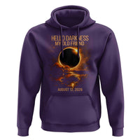Solar Eclipse 2026 Hoodie Hello Darkness 12 August 2026 Totality Gift