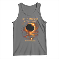 Solar Eclipse 2026 Tank Top Hello Darkness 12 August 2026 Totality Gift