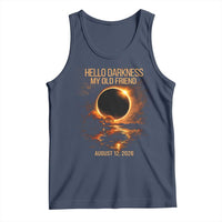Solar Eclipse 2026 Tank Top Hello Darkness 12 August 2026 Totality Gift