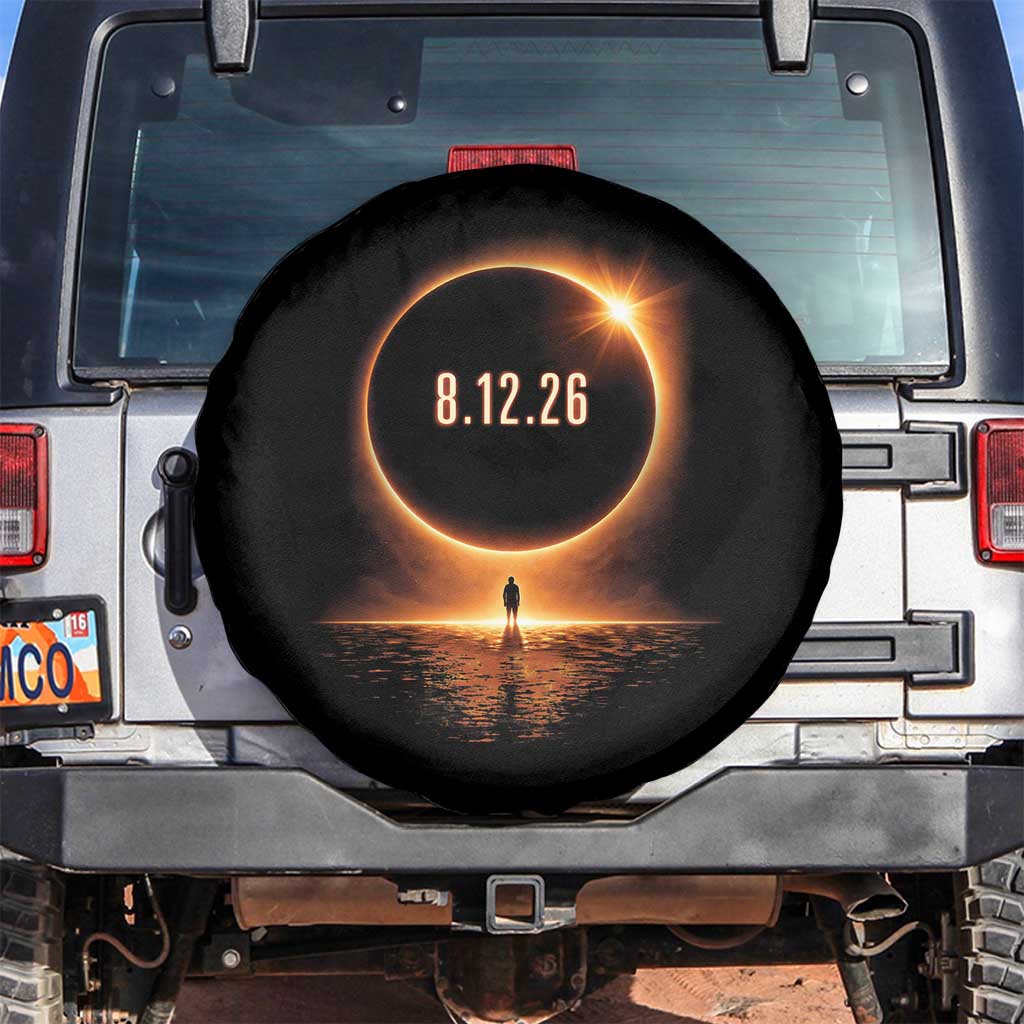 Total Solar Eclipse 2026 Spare Tire Cover August 12th Totality Gift