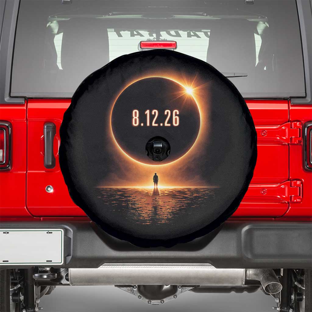 Total Solar Eclipse 2026 Spare Tire Cover August 12th Totality Gift