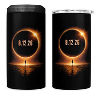 Total Solar Eclipse 2026 4 in 1 Can Cooler Tumbler August 12th Totality Gift