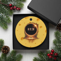 Total Solar Eclipse 2026 Ceramic Ornament August 12th Totality Gift