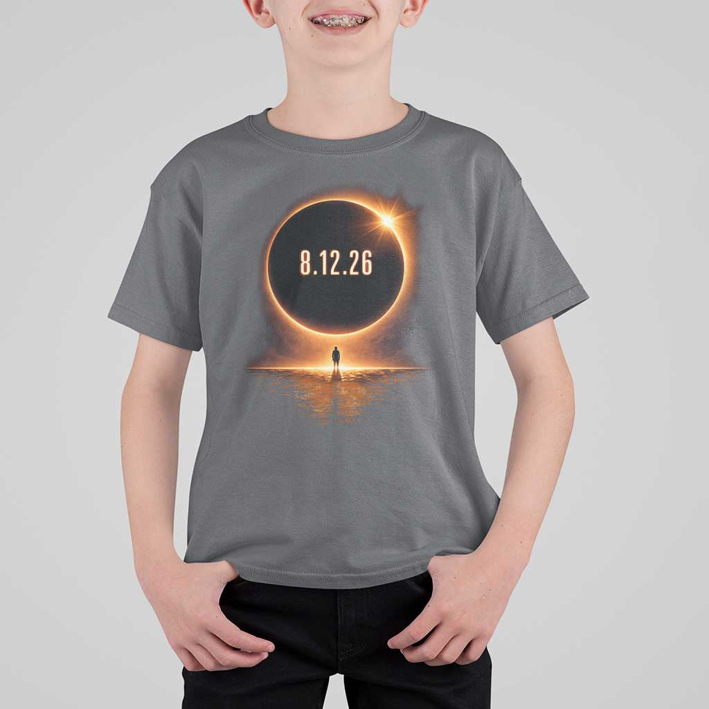 Total Solar Eclipse 2026 T Shirt For Kid August 12th Totality Gift