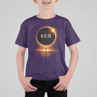 Total Solar Eclipse 2026 T Shirt For Kid August 12th Totality Gift