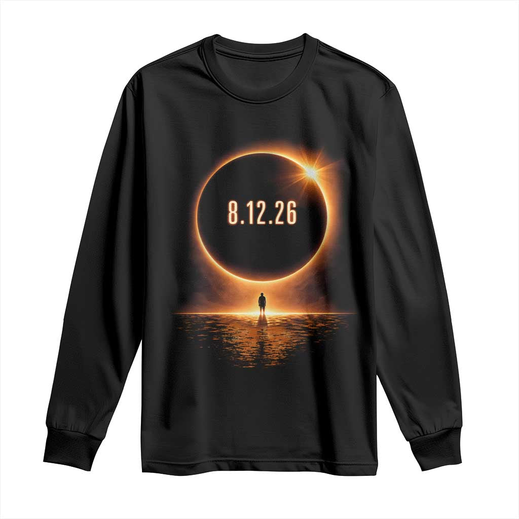 Total Solar Eclipse 2026 Long Sleeve Shirt August 12th Totality Gift