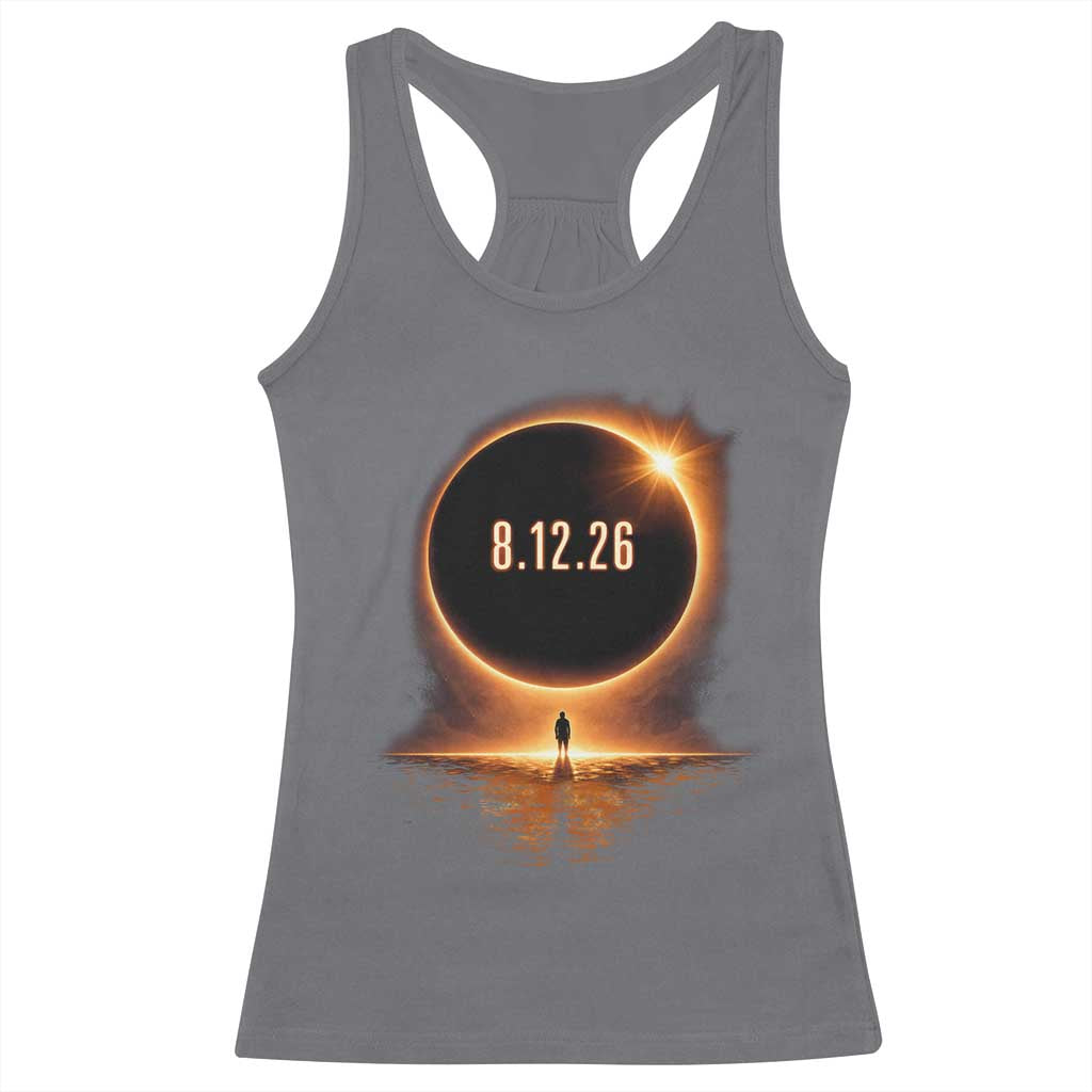 Total Solar Eclipse 2026 Racerback Tank Top August 12th Totality Gift