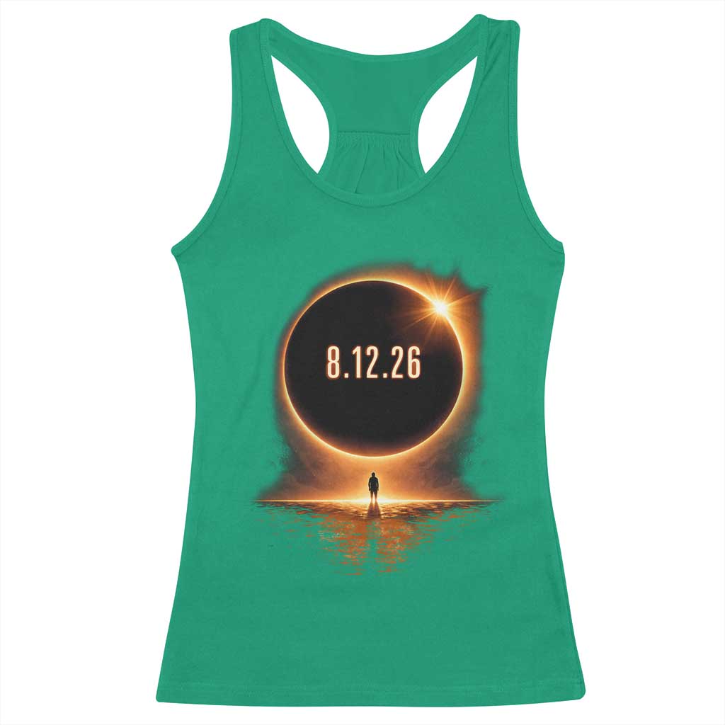 Total Solar Eclipse 2026 Racerback Tank Top August 12th Totality Gift
