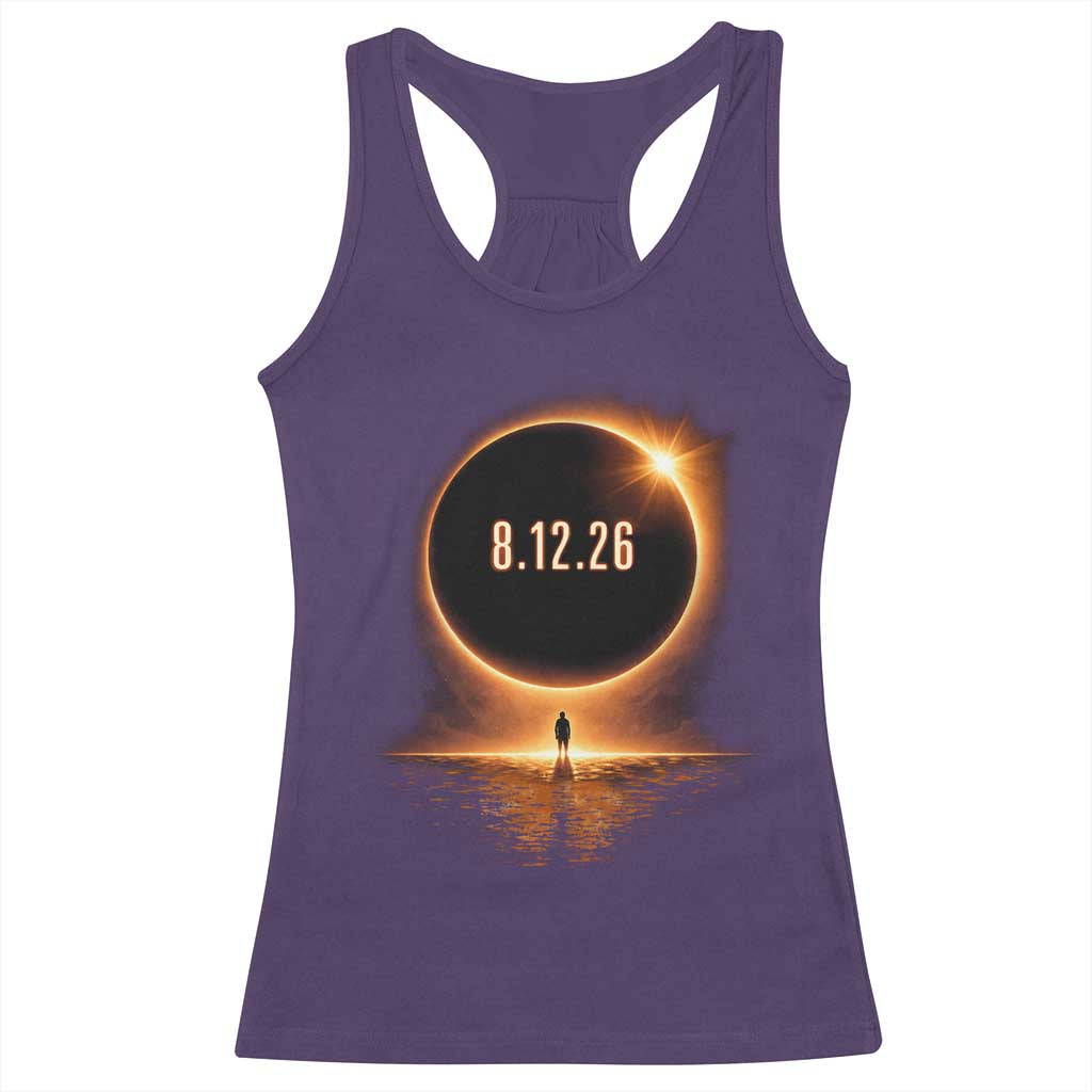 Total Solar Eclipse 2026 Racerback Tank Top August 12th Totality Gift