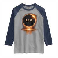 Total Solar Eclipse 2026 Raglan Shirt August 12th Totality Gift