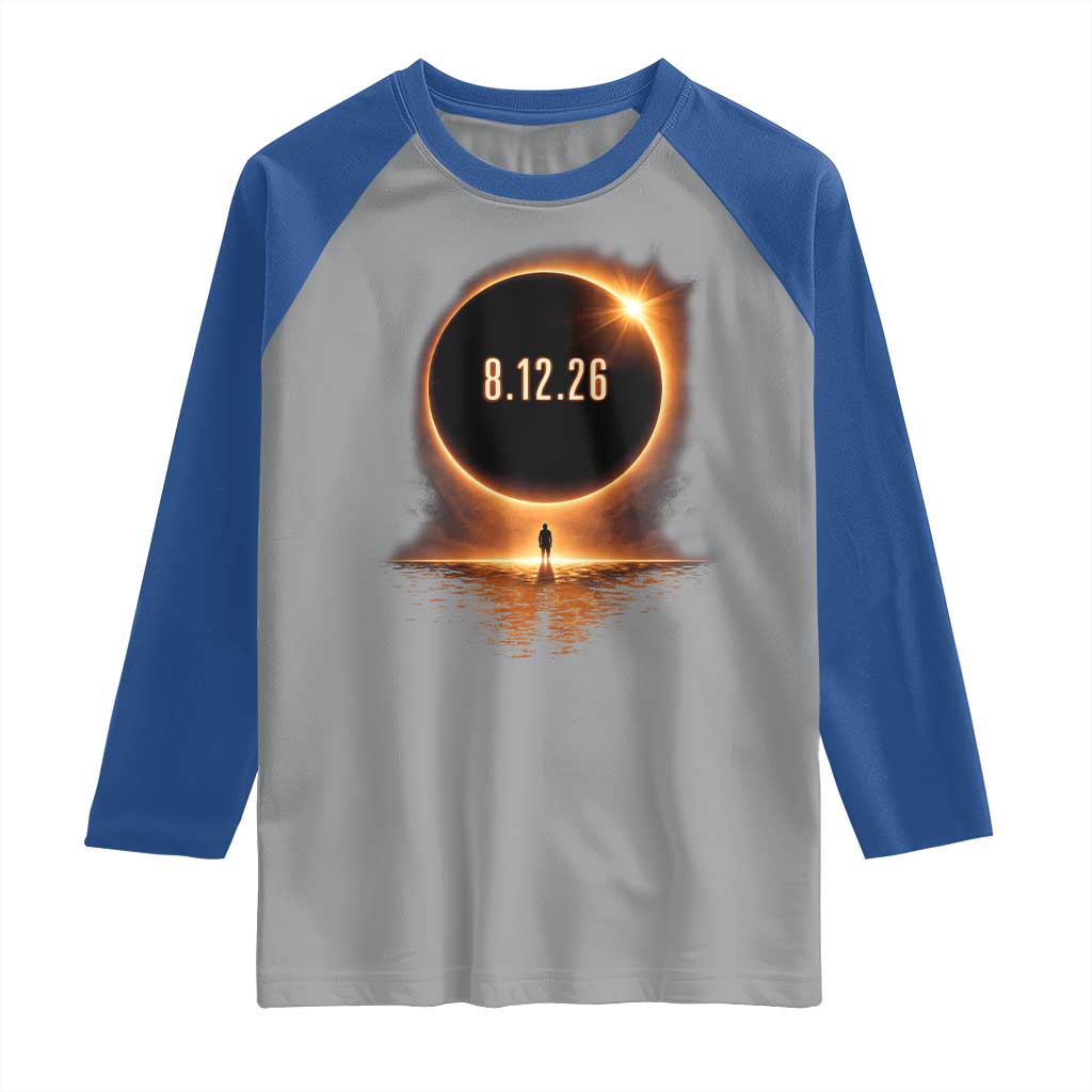 Total Solar Eclipse 2026 Raglan Shirt August 12th Totality Gift
