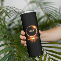 Total Solar Eclipse 2026 Skinny Tumbler August 12th Totality Gift