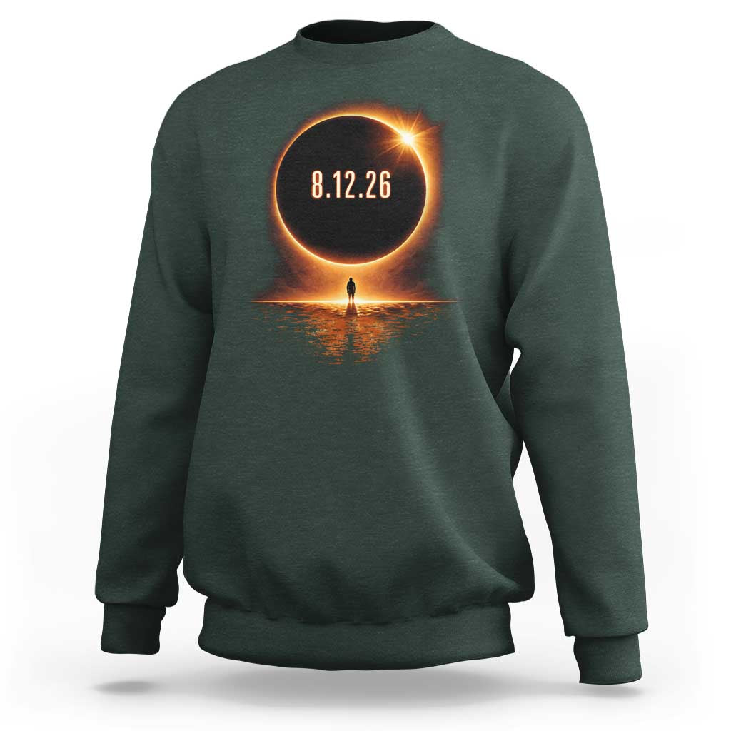 Total Solar Eclipse 2026 Sweatshirt August 12th Totality Gift