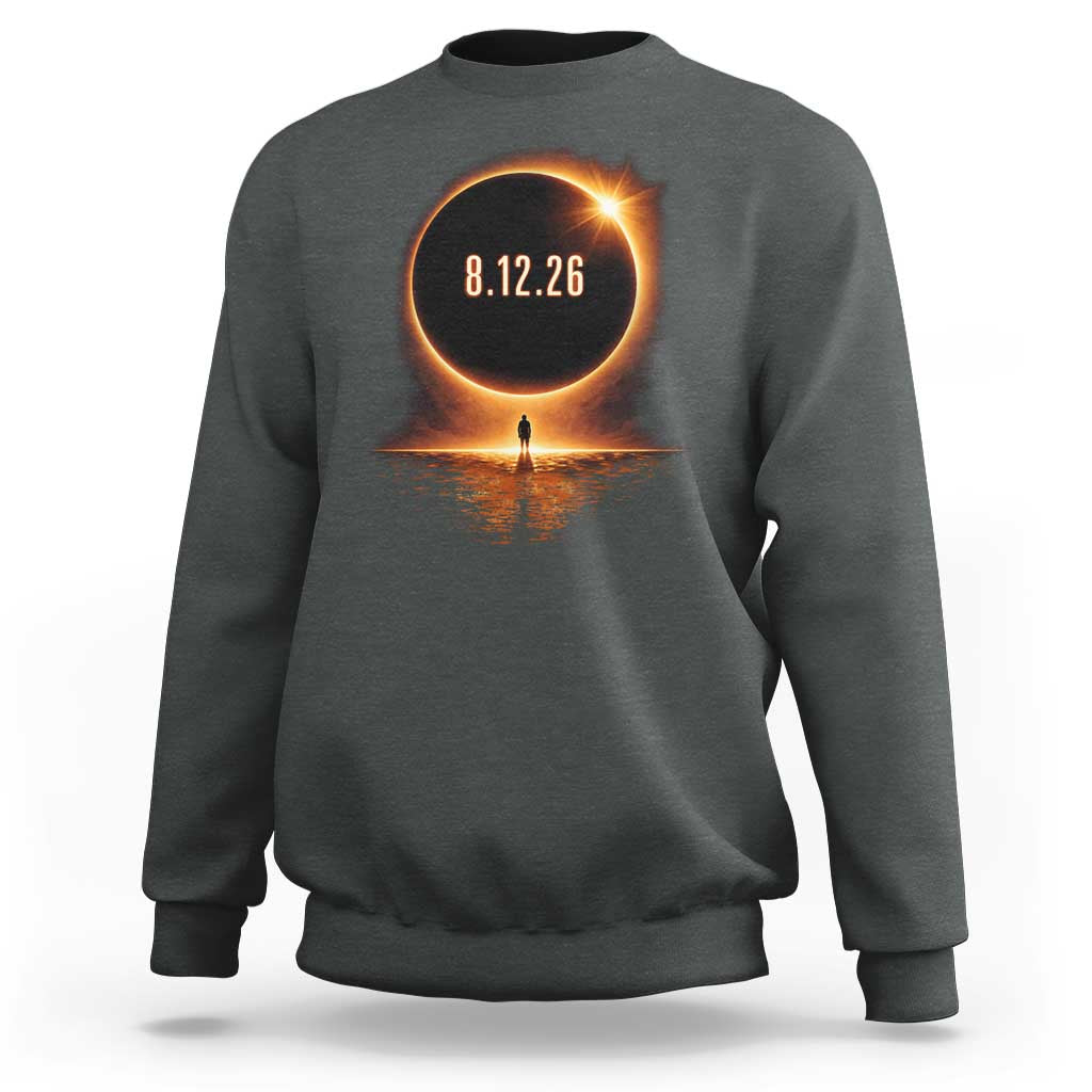 Total Solar Eclipse 2026 Sweatshirt August 12th Totality Gift