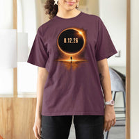 Total Solar Eclipse 2026 T Shirt For Women August 12th Totality Gift