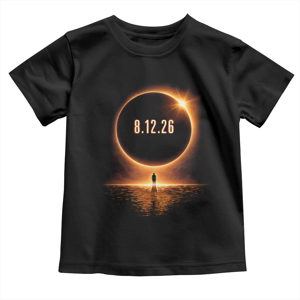 Total Solar Eclipse 2026 Toddler T Shirt August 12th Totality Gift