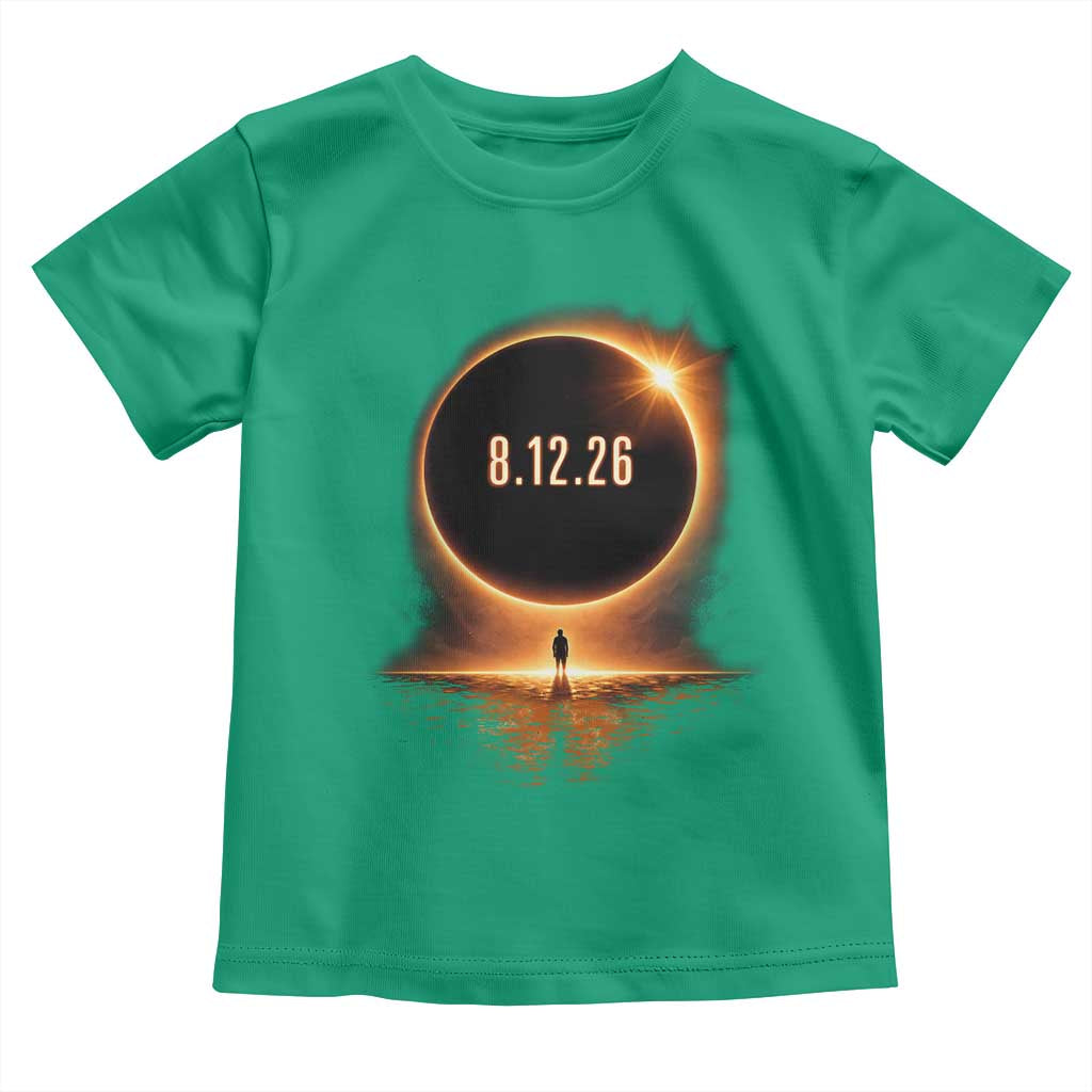 Total Solar Eclipse 2026 Toddler T Shirt August 12th Totality Gift