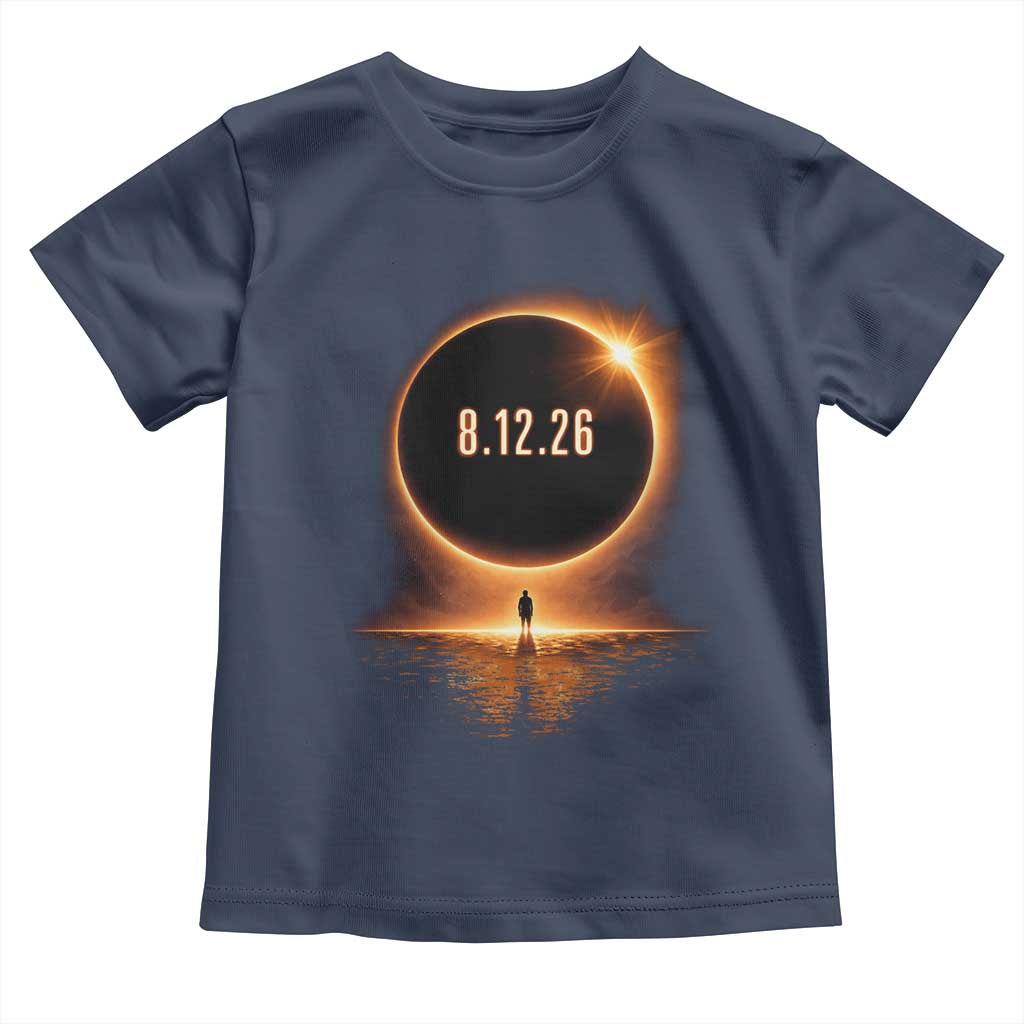 Total Solar Eclipse 2026 Toddler T Shirt August 12th Totality Gift