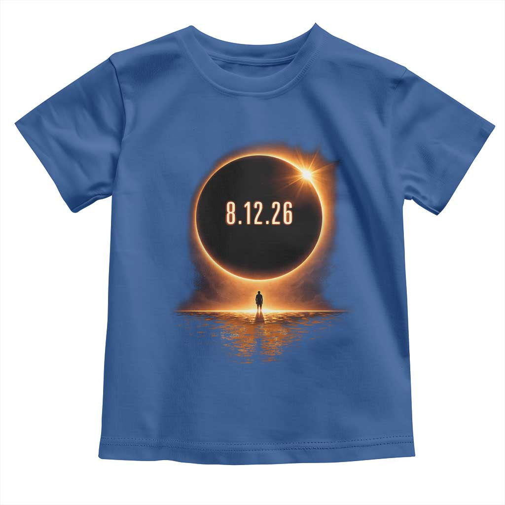 Total Solar Eclipse 2026 Toddler T Shirt August 12th Totality Gift