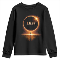 Total Solar Eclipse 2026 Youth Sweatshirt August 12th Totality Gift