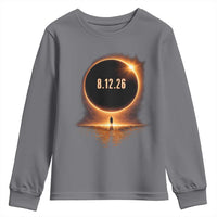 Total Solar Eclipse 2026 Youth Sweatshirt August 12th Totality Gift