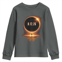 Total Solar Eclipse 2026 Youth Sweatshirt August 12th Totality Gift