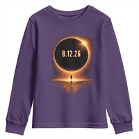 Total Solar Eclipse 2026 Youth Sweatshirt August 12th Totality Gift