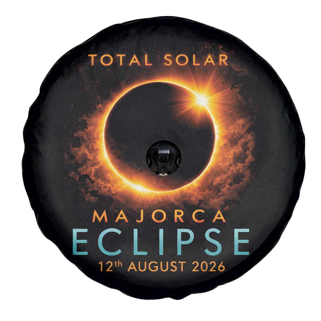 Total Solar Eclipse Spare Tire Cover 12th August 2026 Majorca Totality