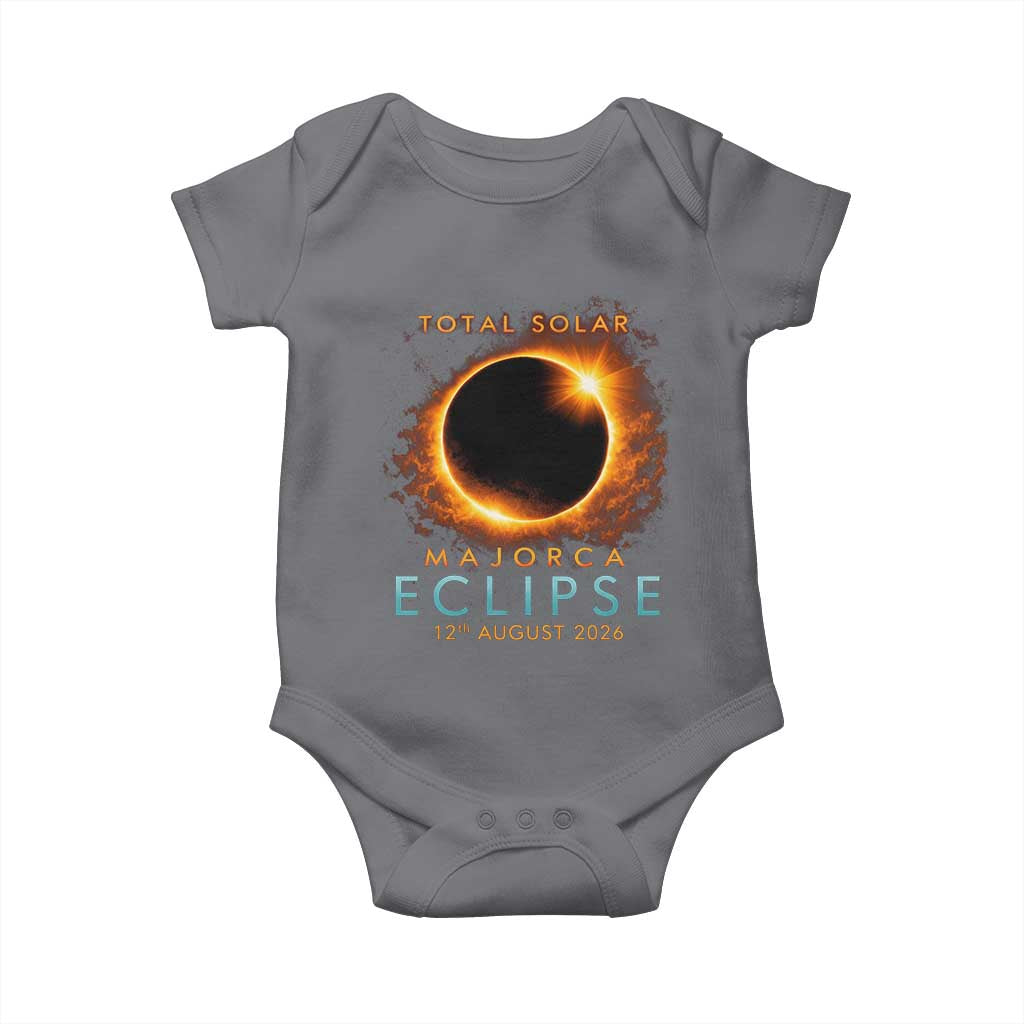 Total Solar Eclipse Baby Onesie 12th August 2026 Majorca Totality