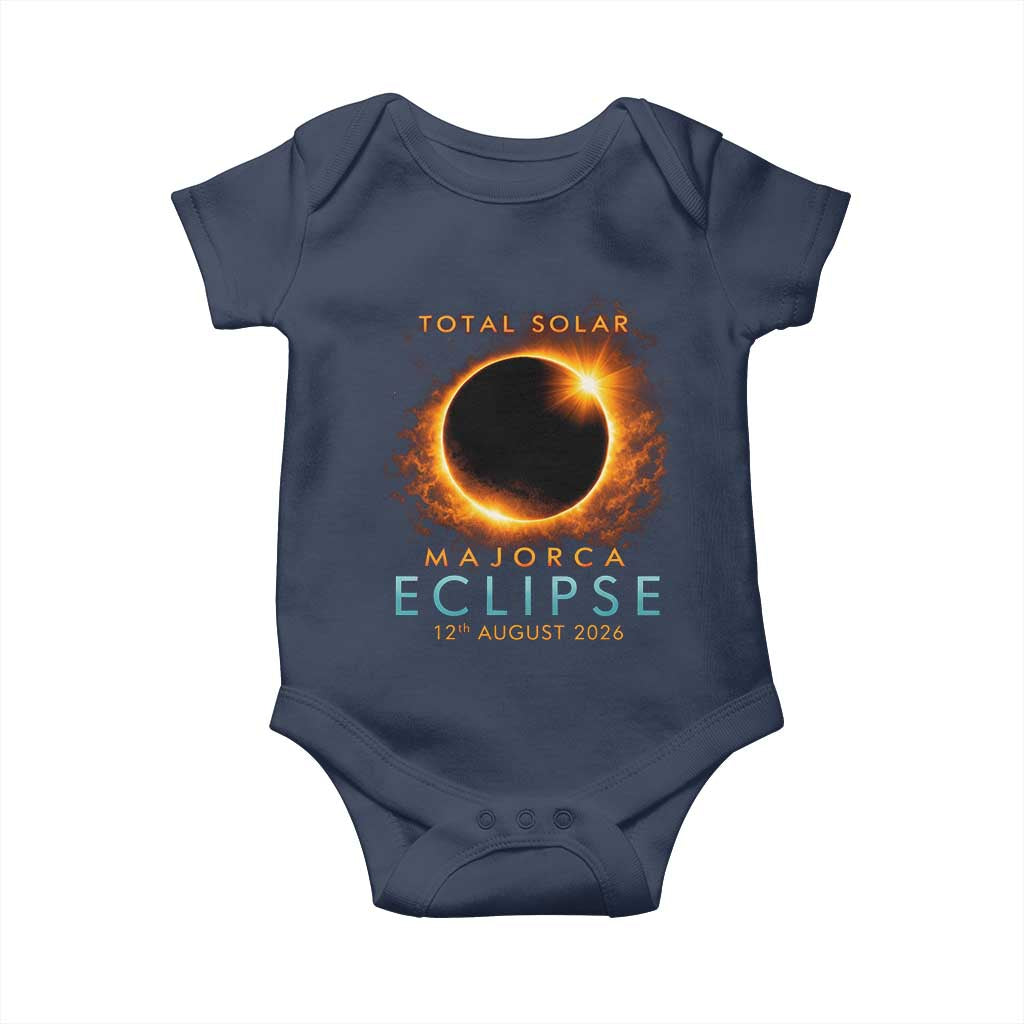 Total Solar Eclipse Baby Onesie 12th August 2026 Majorca Totality