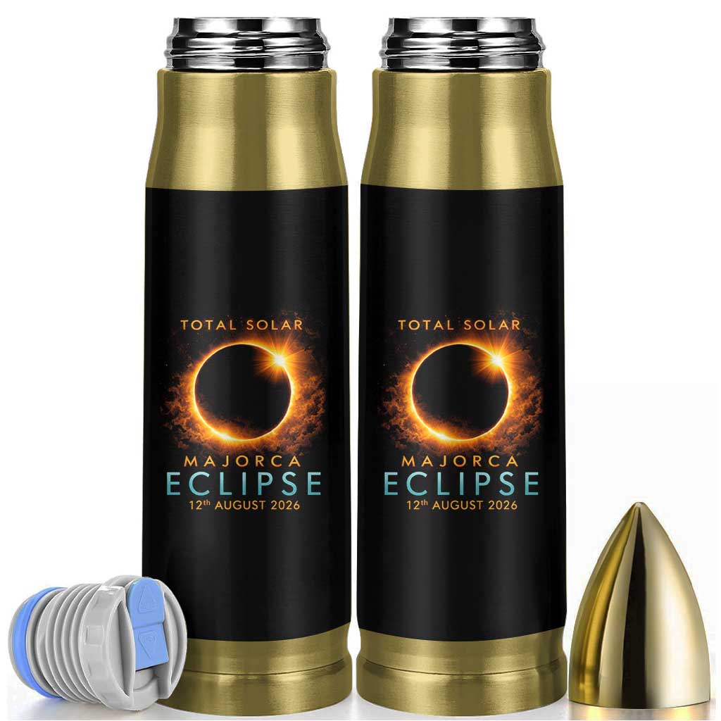 Total Solar Eclipse Bullet Tumbler 12th August 2026 Majorca Totality