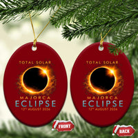 Total Solar Eclipse Ceramic Ornament 12th August 2026 Majorca Totality