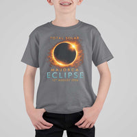 Total Solar Eclipse T Shirt For Kid 12th August 2026 Majorca Totality